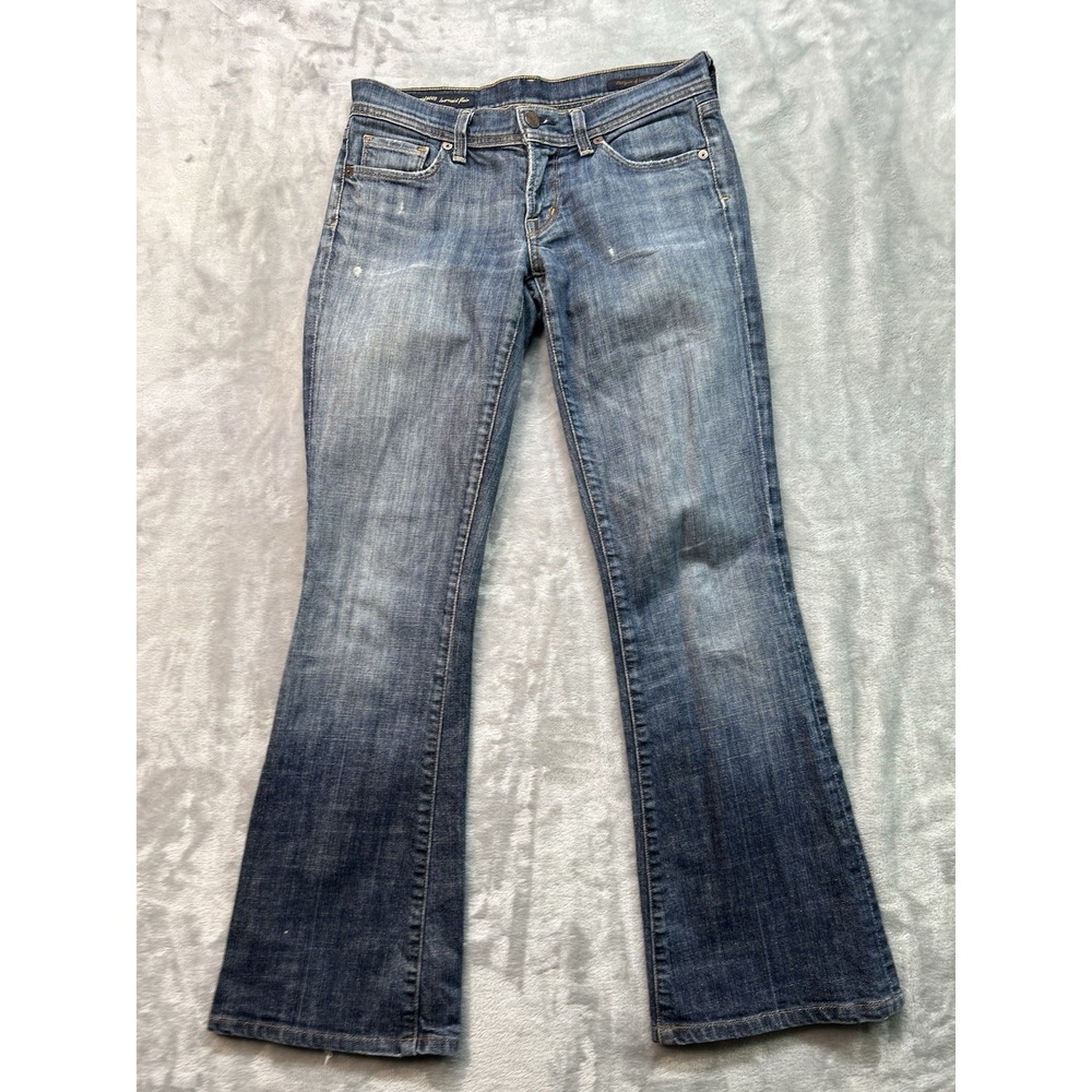 C.O.H. Womens‎ Sz 27 Blue Jeans Ingrid #002 Low Waist Flair Boho Western Cowgirl